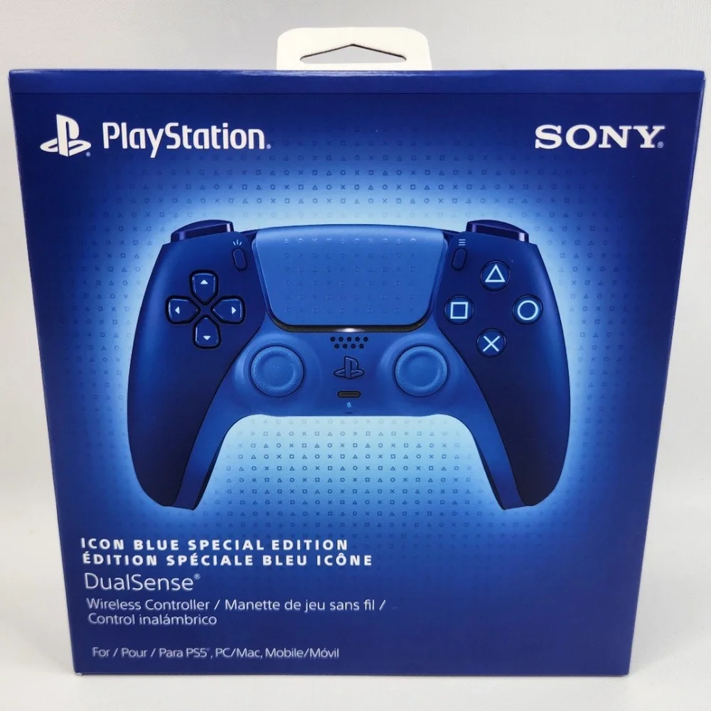 Sony PS5 DualSense Wireless Controller - Icon Blue Special Edition-PlayStation 5